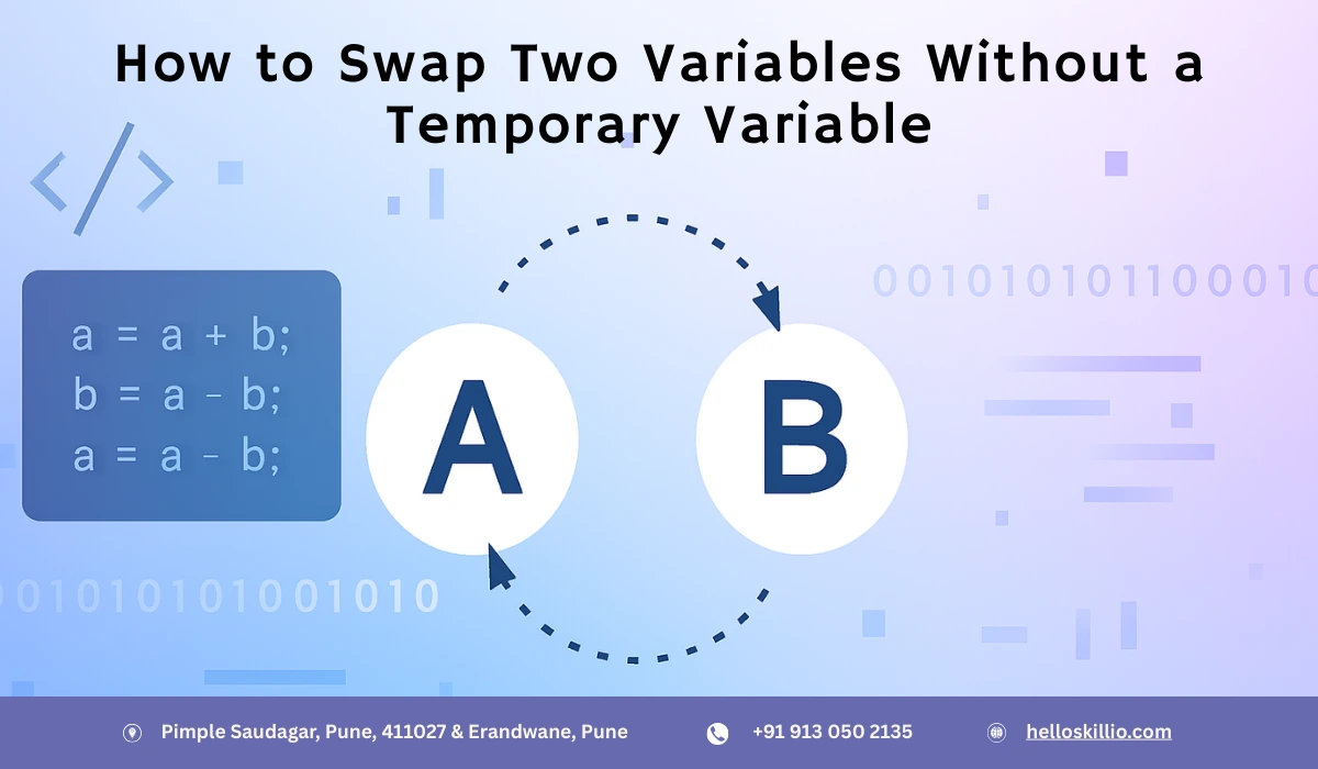 How to Swap Two Variables Without a Temporary Variable?